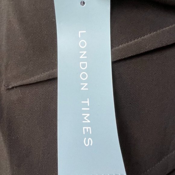 London Times Black Long Sleeve Dress - Picture 3 of 4